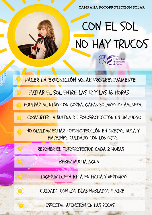 Póster Campaña Fotoprotección 