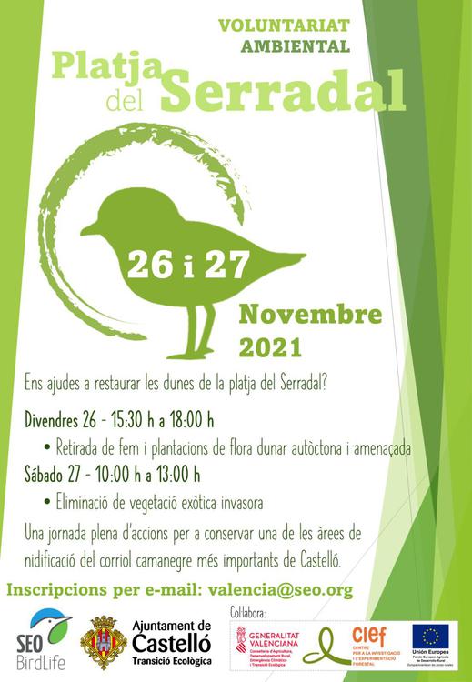 19-11-2021 cartell voluntariat corriol Serradal