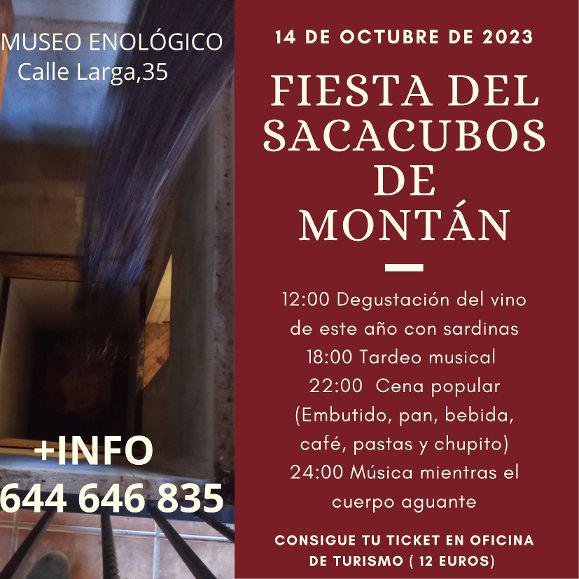 Cartel Sacacubos Montán 2023