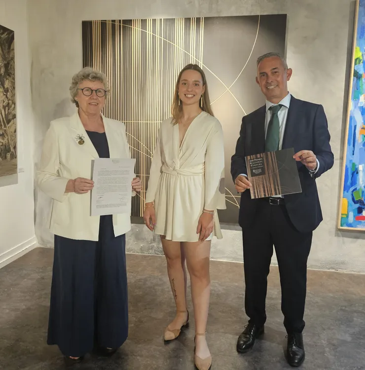Estefanía Serrano, ganadora del Premio Nacional de Pintura