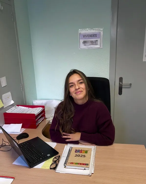 Gianella Cárdenas, trabajadora social en CASDA