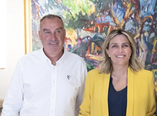 César Simó y Marta Barrachina en tamaño mediano