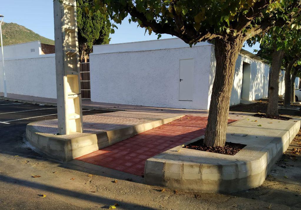 rampa acceso ampliacion cementerio