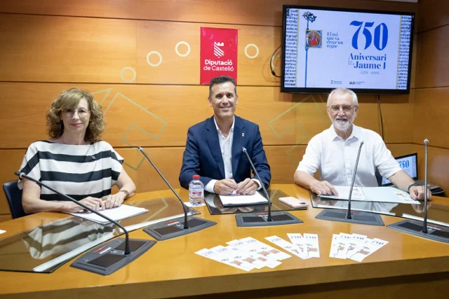 Presentación programación 750 aniversario muerte Jaume I en tamaño mediano