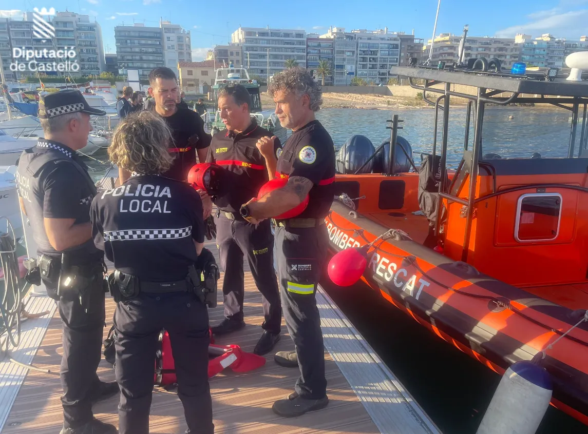 bomberos cuerpo sin vida burriana