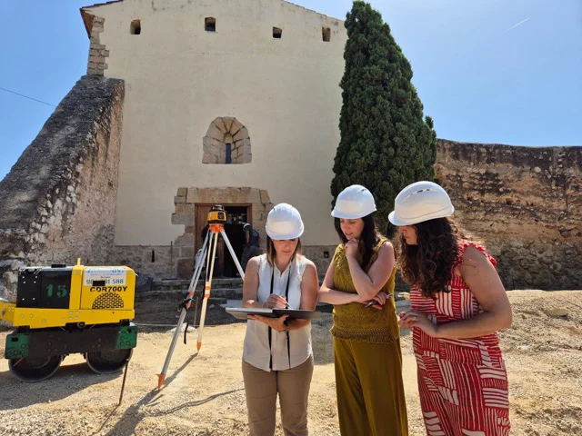 Obras restauración Sant Francesc Torreblanca en tamaño mediano