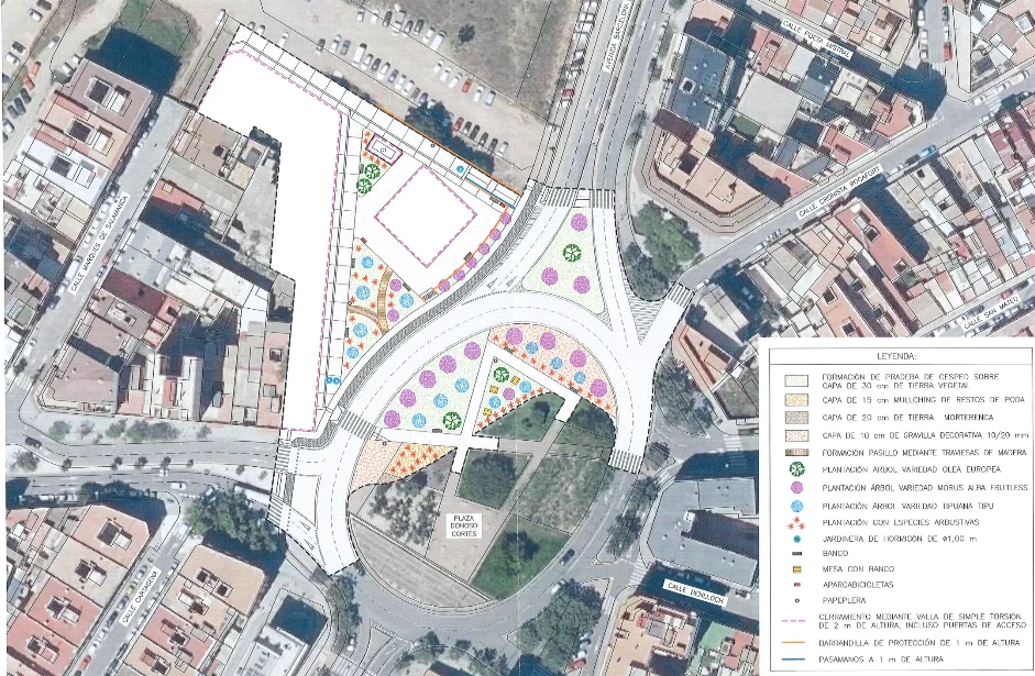 plano plaza donoso cortes