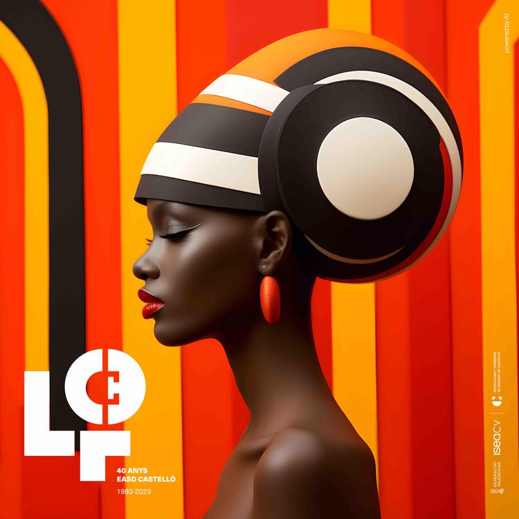 Cartel con inteligencia artificial 40 aniversario 03