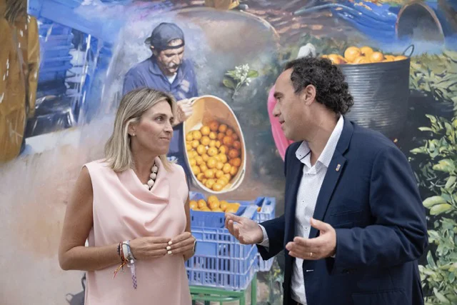 Presidenta Marta Barrachina y diputado José María Andrés en tamaño mediano