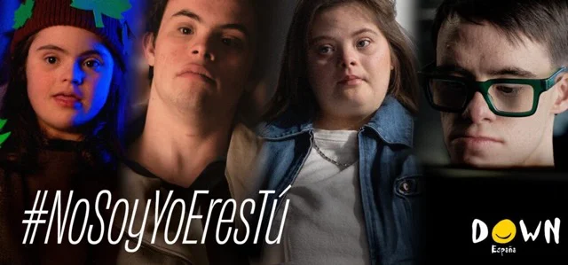 NoSoyYoEresTú Síndrome de Down Castellón 2026 en tamaño mediano