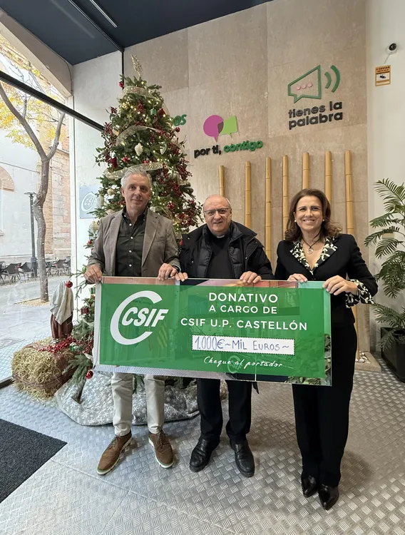 CSIF donativo parroquia Castellón
