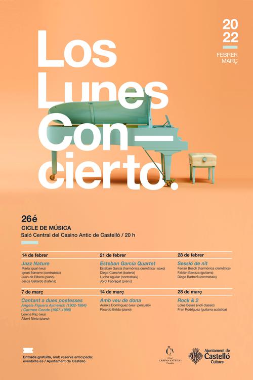 Cartell Los Lunes Concierto