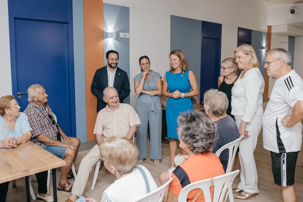 Carrasco visita centro La Panderola