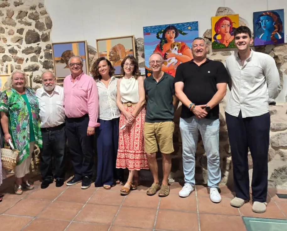 Foto de archivo expo de pintura