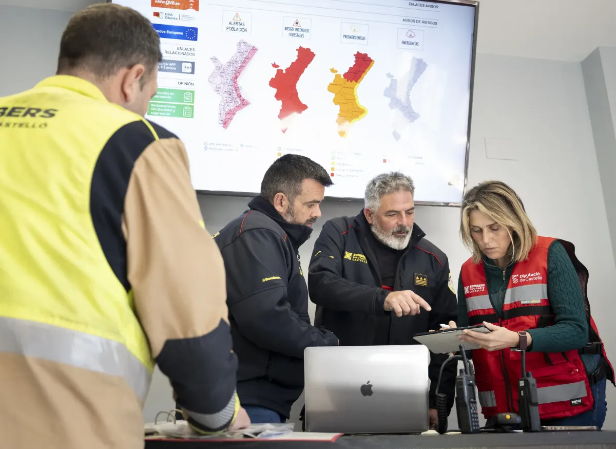 Marta Barrachina en PMA Oropesa alerta roja viento