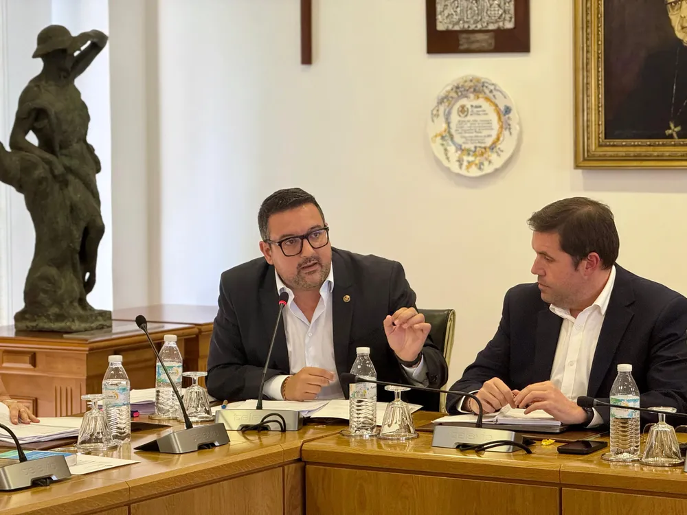 Adrián Casabó en pleno pressupuestos