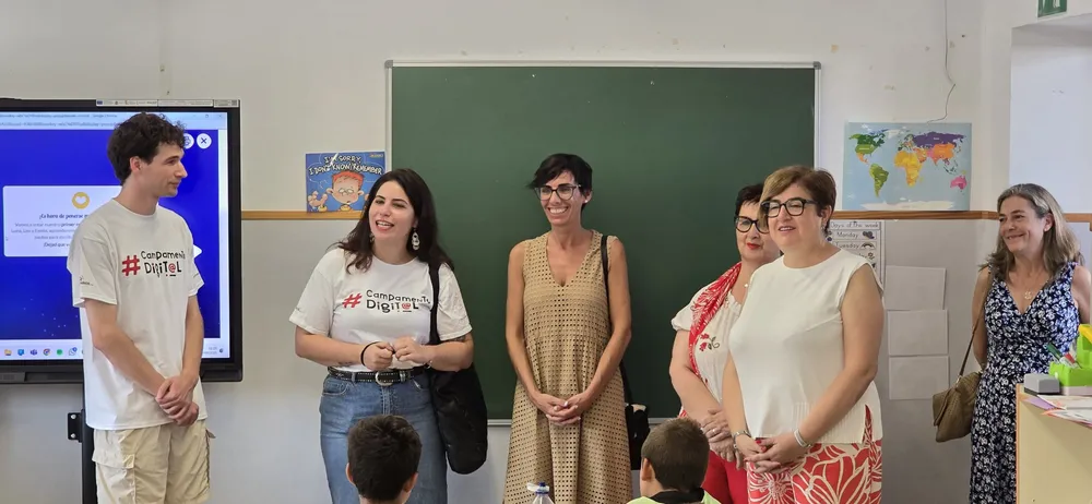 Clausura campamento digital Teresa Ibáñez y Antonia García Valls