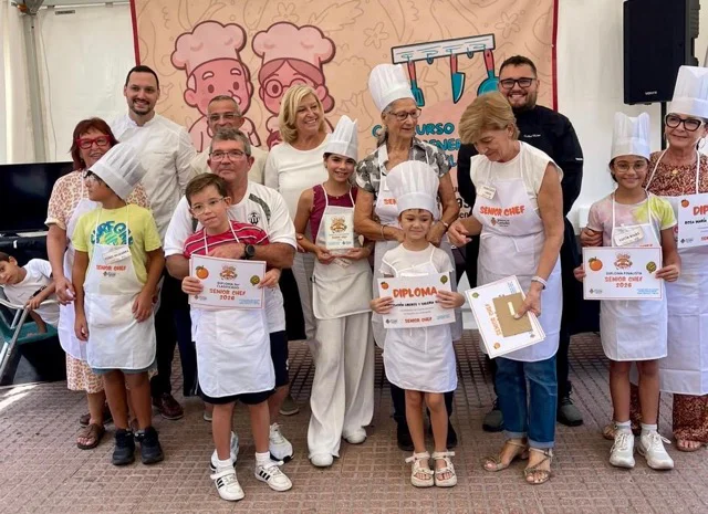 senior chef en tamaño mediano