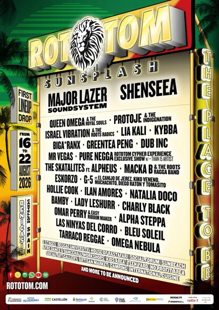 CARTEL rototom 26 en tamaño mediano