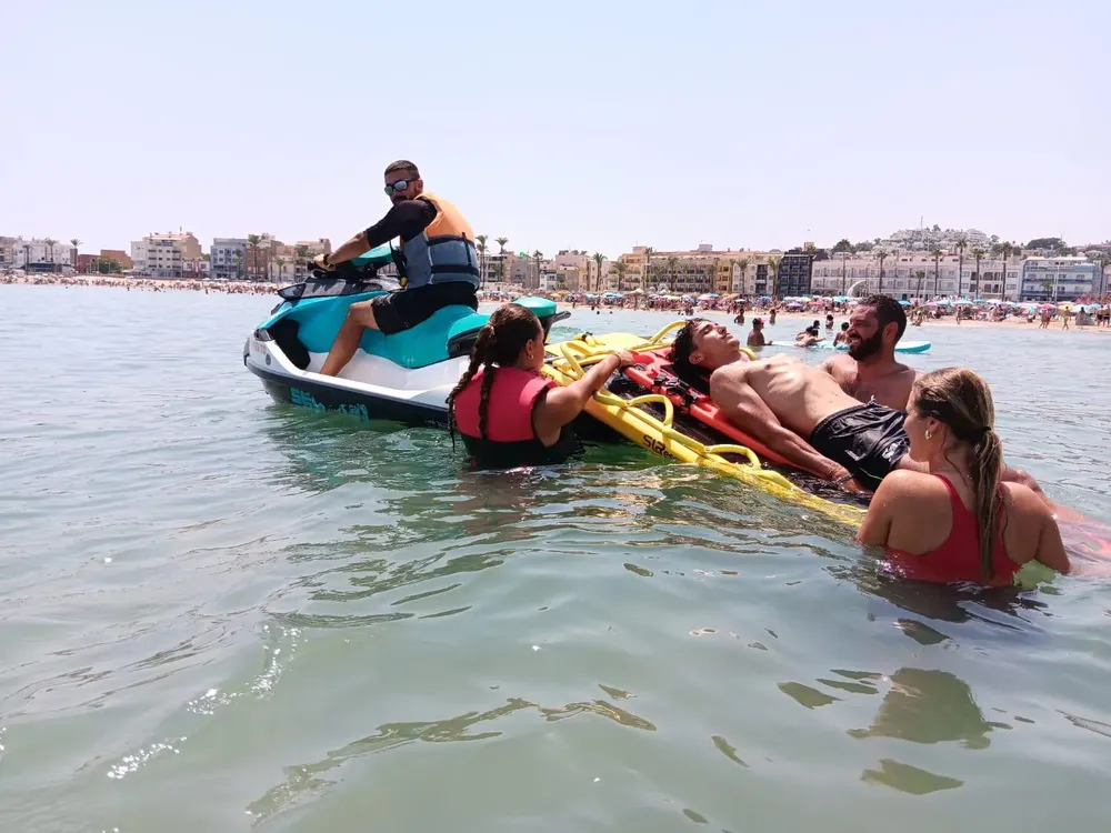 peñiscola rescate playa