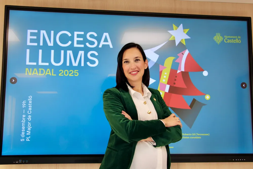 Maria España encendido Navidad