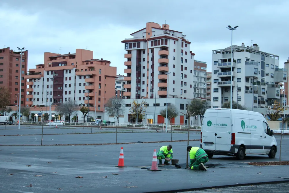 Obras aparcamiento disuasorio ZBE