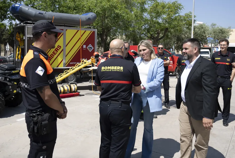 Presidenta y diputado - Bomberos