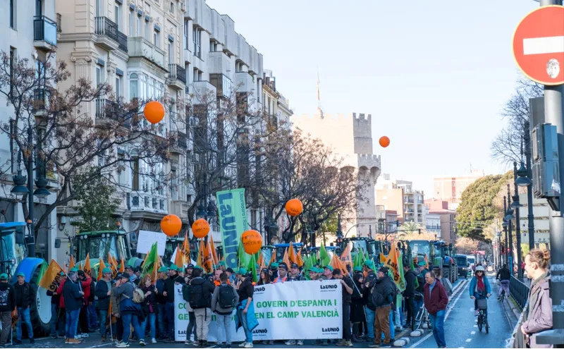 Foto recurs protesta La Unió