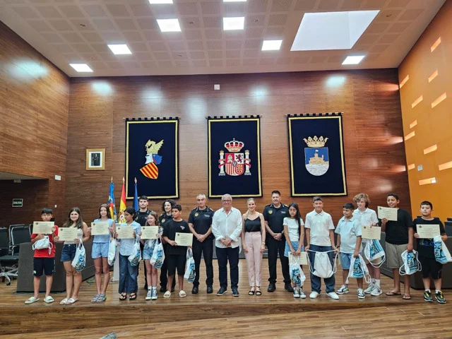 Foto escolares en tamaño mediano