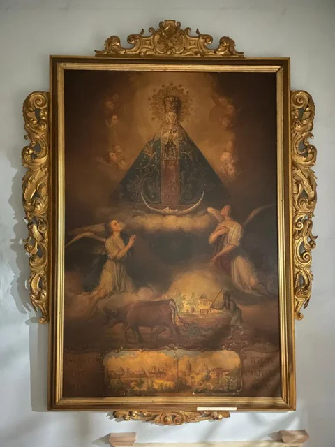 retrato Virgen lledó en tamaño mediano