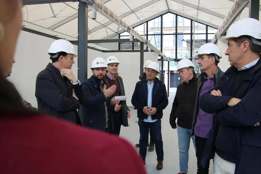 Toledo visita oposición mercado provisional