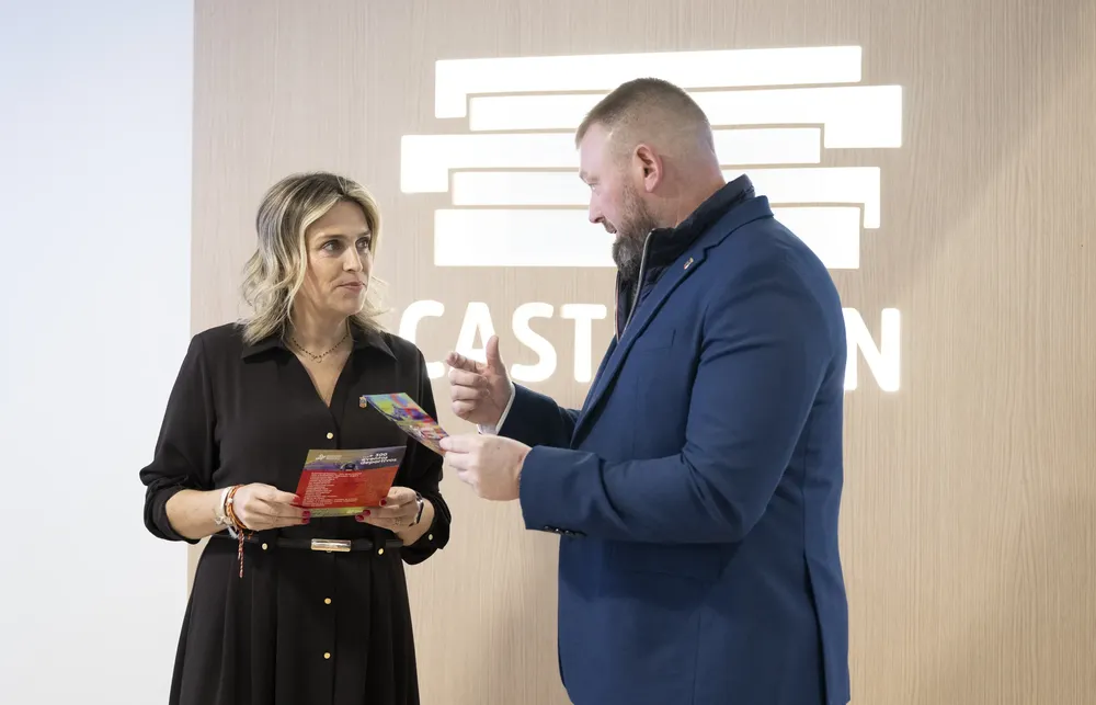 Presidenta Marta Barrachina y diputado de Deportes Iván Sánchez