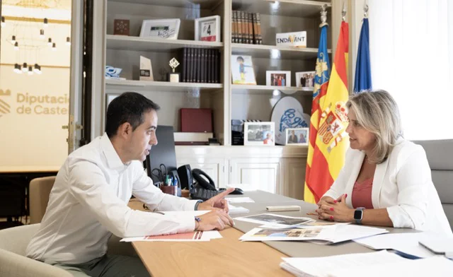 Presidenta Marta Barrachina y vicepresidente Héctor Folgado (1) en tamaño mediano