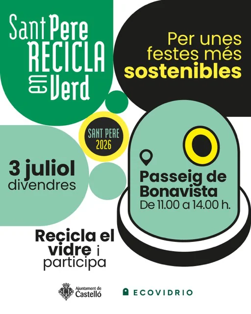 ecovidrio sant pere en tamaño mediano