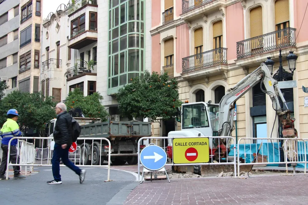 Obras plataforma TRAM