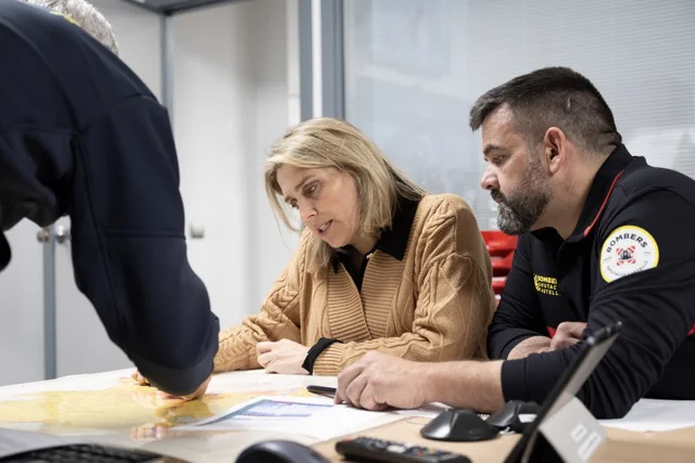 Presidenta Marta Barrachina y diputado David Vicente en tamaño mediano