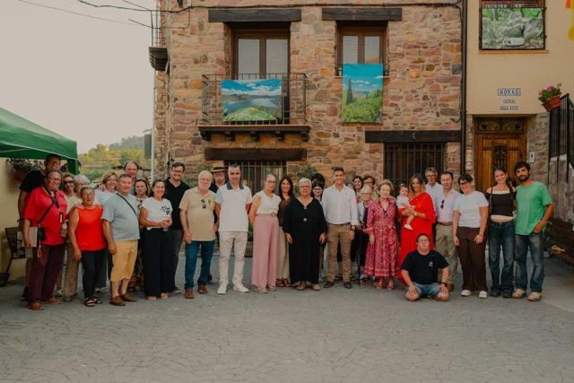 Inauguración exposición Miradas Rurales en Higueras GAL Palancia Mijares en tamaño mediano