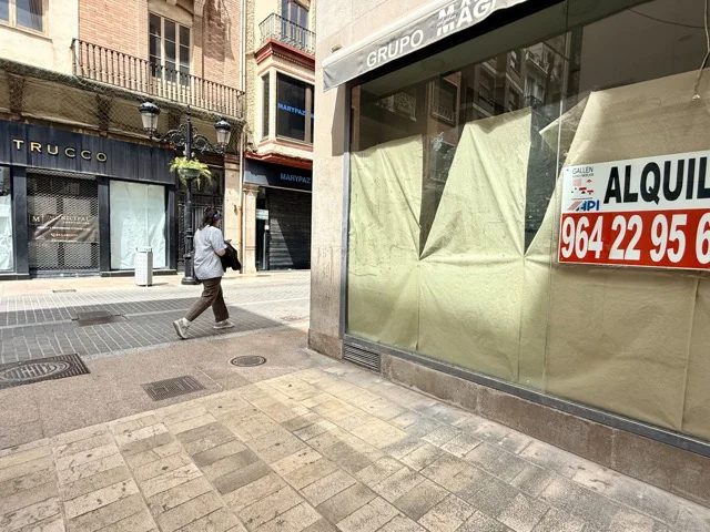 Comercios cerrados en tamaño mediano