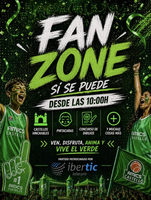 amics fanzone en tamaño mediano