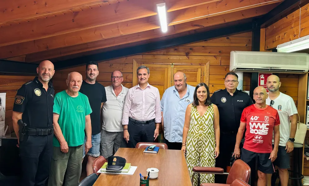 Ortolá Giner reunión Seguridad Marjalería