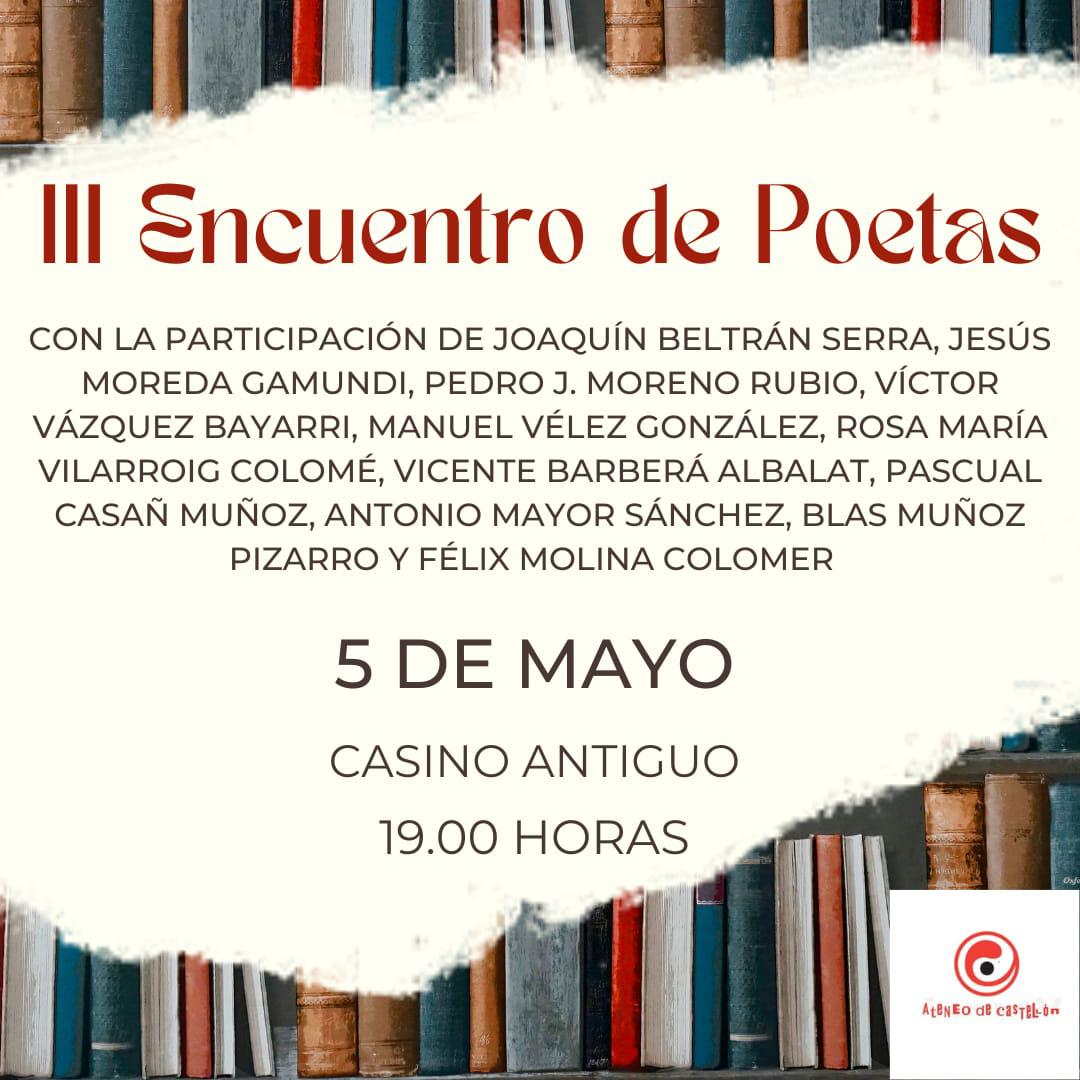 Cartel Encuentro Poetas