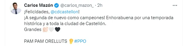 felicitacion mazon