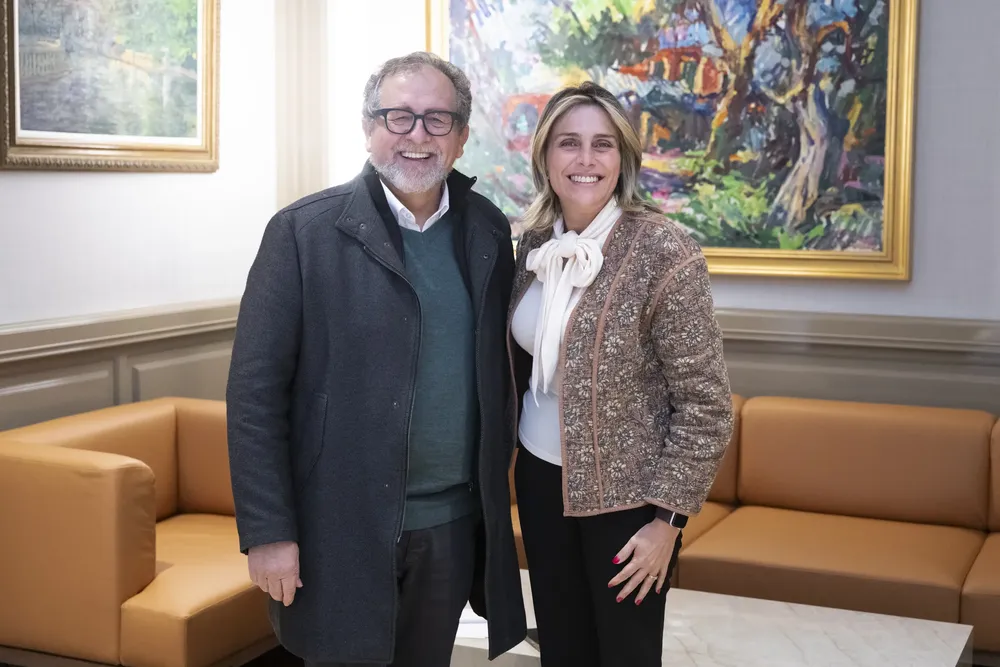 Presidenta Diputación y alcalde Sueras