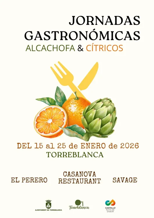 Cartel jornadas gastronómicas Torreblanca