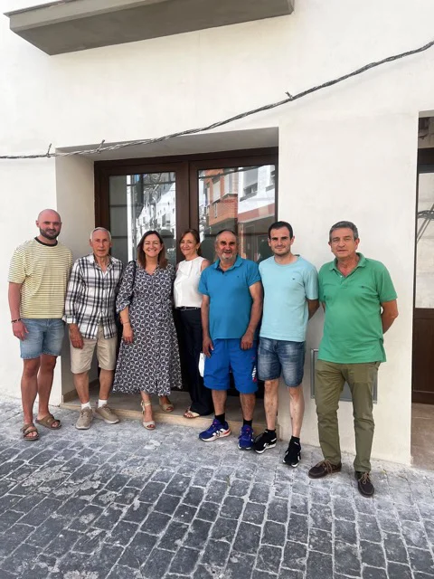 Manuel Fuster visita Eva Suárez Almedíjar en tamaño mediano