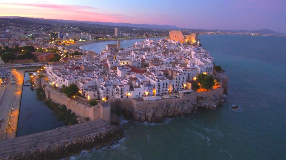 vista aerea peniscola