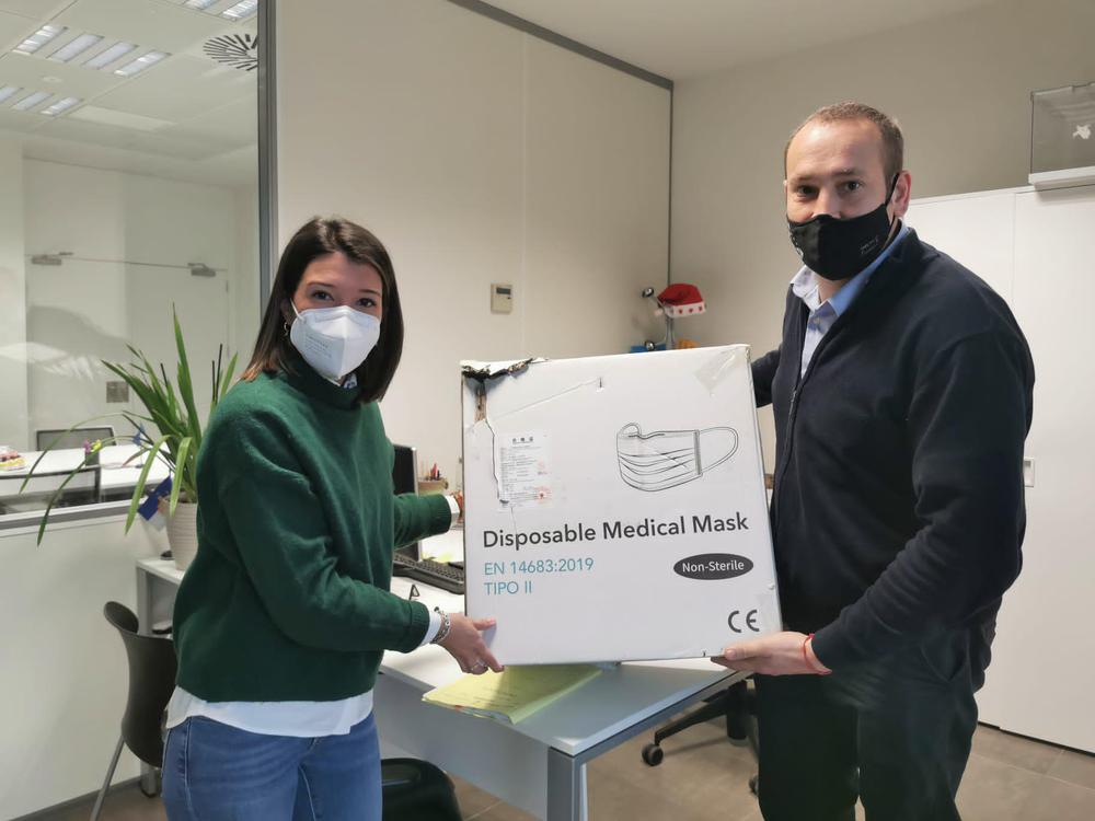 entrega mascarillas oropesa