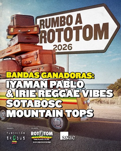 CARTEL BANDAS GANADORAS en tamaño mediano